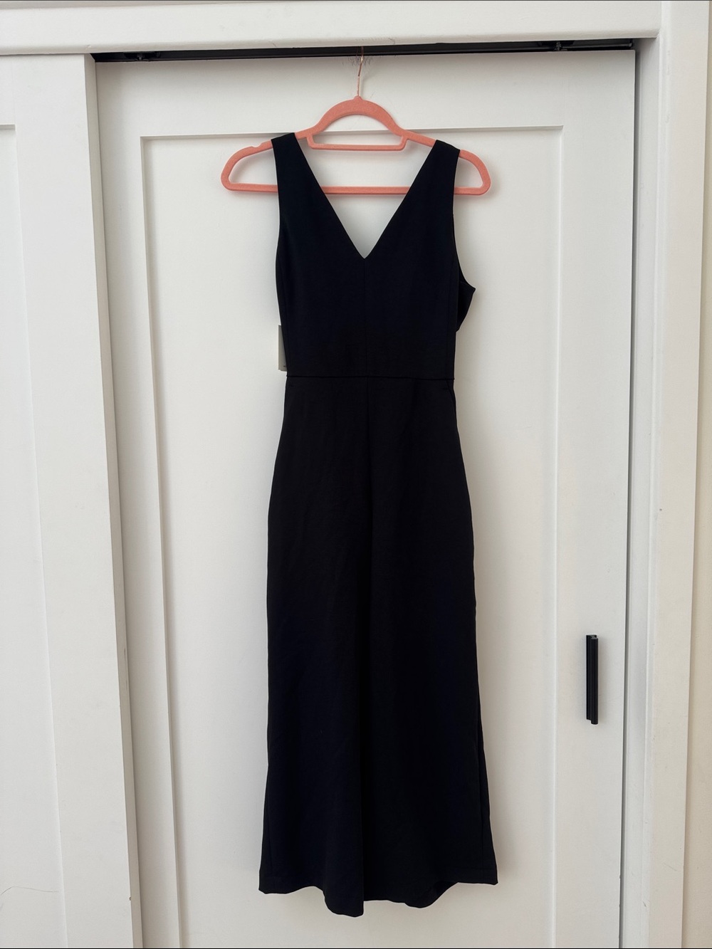 Wilfred Black Wide-Leg Sleeveless Jumpsuit